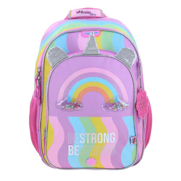Mochila escolar para niña Happy Girl by Chenson multicolor con amplio espacio
