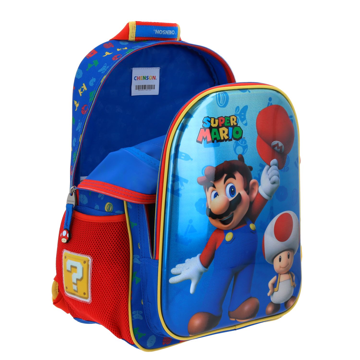Mochila escolar Mario Bros by Chenson azul para niño - Divertida y práctica - Imagen 7