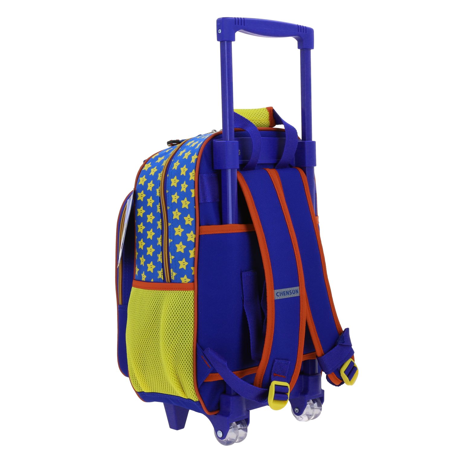 Mochila con Ruedas Mario Bros by Chenson Azul para Niños - Diversión y Comodidad - Imagen 3