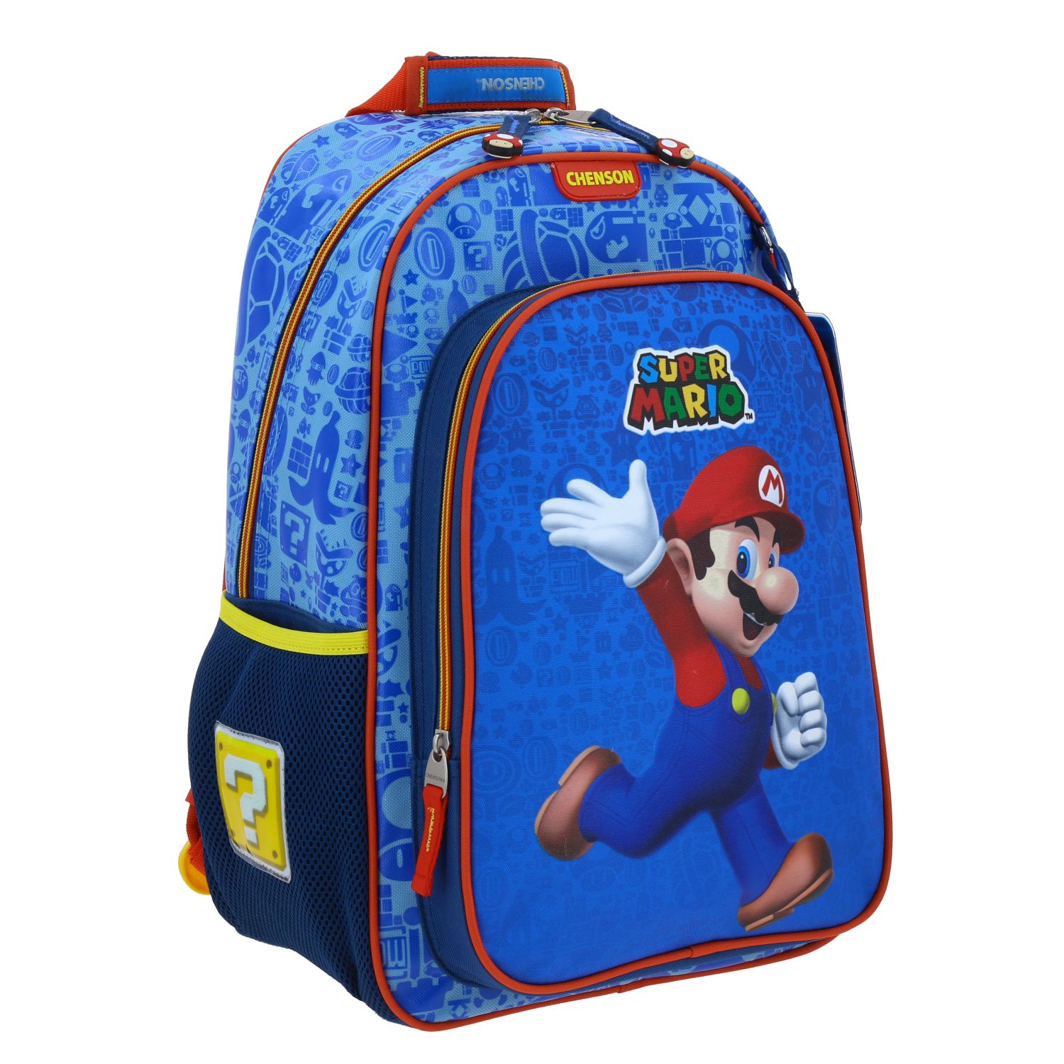 Mochila escolar Mario Bros by Chenson azul para niños | Ideal para primaria - Imagen 6