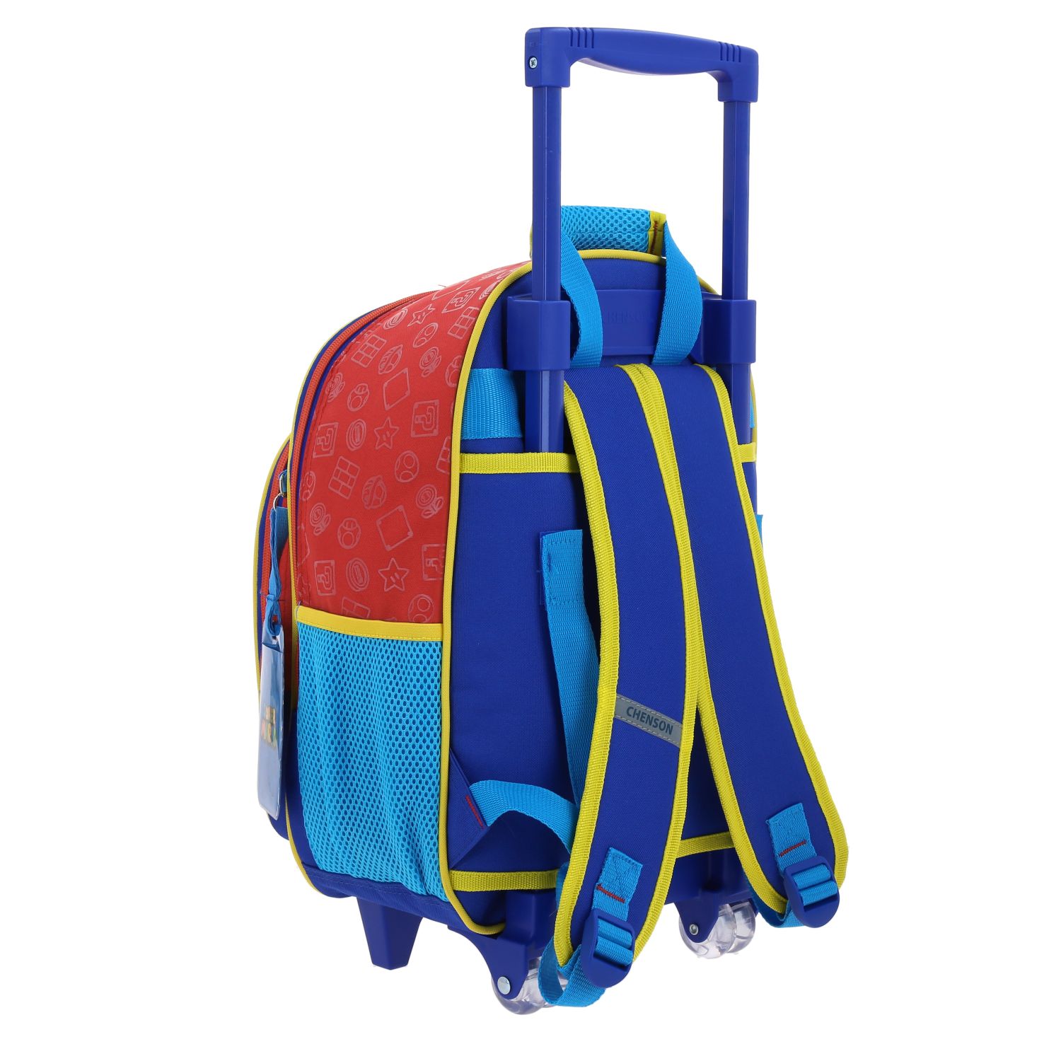 Mochila con Ruedas Mario Bros by Chenson Roja para Niños - Práctica y Divertida - Imagen 3