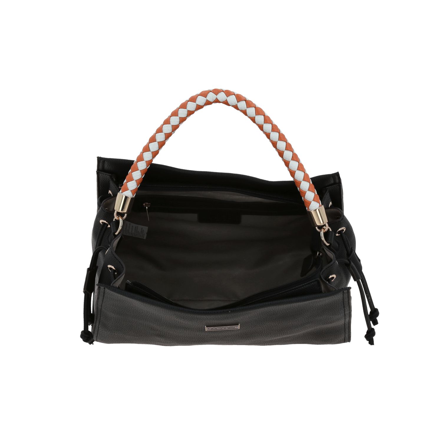 Bolsa de Mano para Dama Madison by Chenson Negra con Amplio Compartimento - Imagen 7