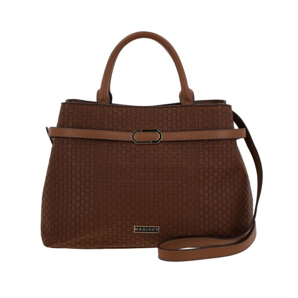 Bolsa de Mano para Dama Madison by Chenson Café - Estilo y Funcionalidad