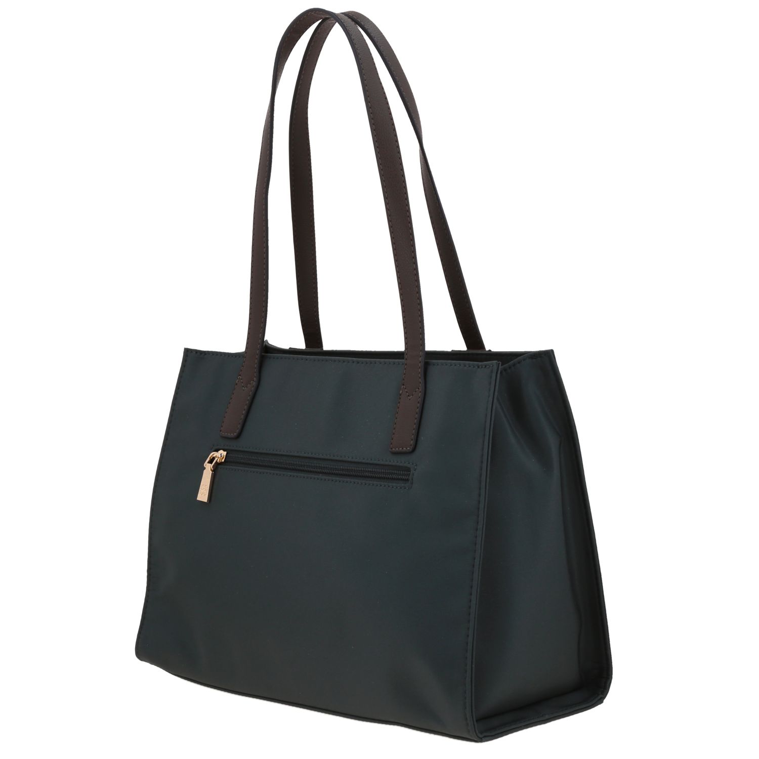 Bolsa grande para dama Madison by Chenson gris con doble bolsillo frontal - Imagen 5